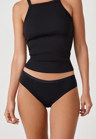 ETAM Slip 'Jaya' in Schwarz: Vorderseite