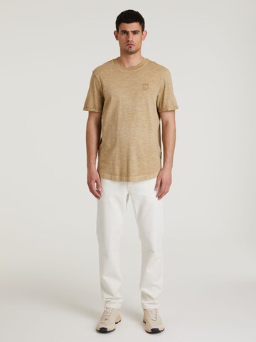 CHASIN' Shirt 'Brody Slub' in Brown