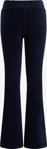 WE Fashion Flared Broek in Blauw