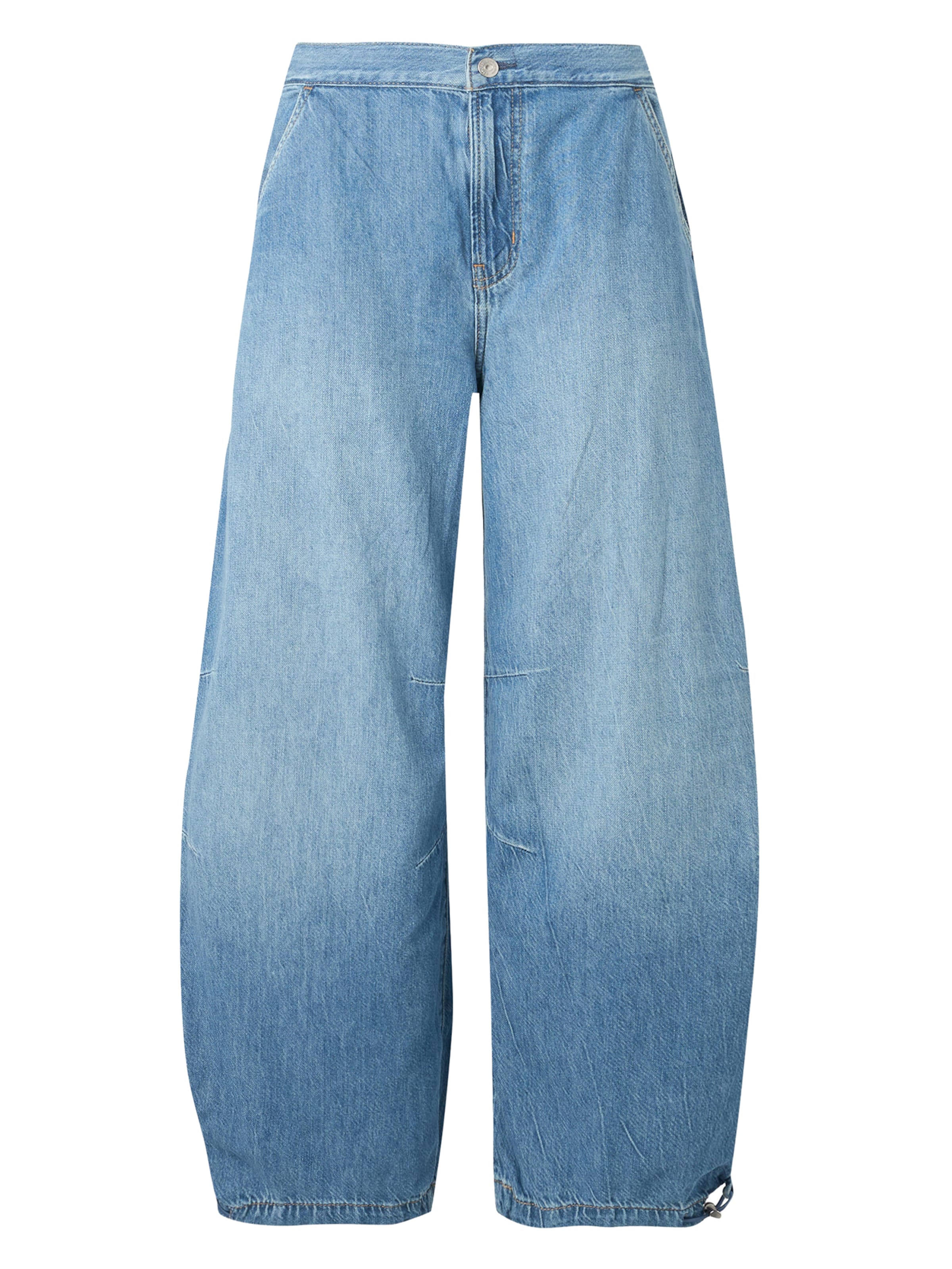 GAP Barrel Джинсы в Синий: спереди