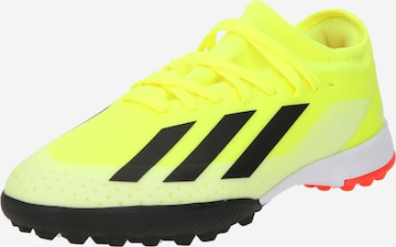 ADIDAS PERFORMANCE Athletic Shoes 'X CRAZYFAST LEAGUE' in Yellow: front