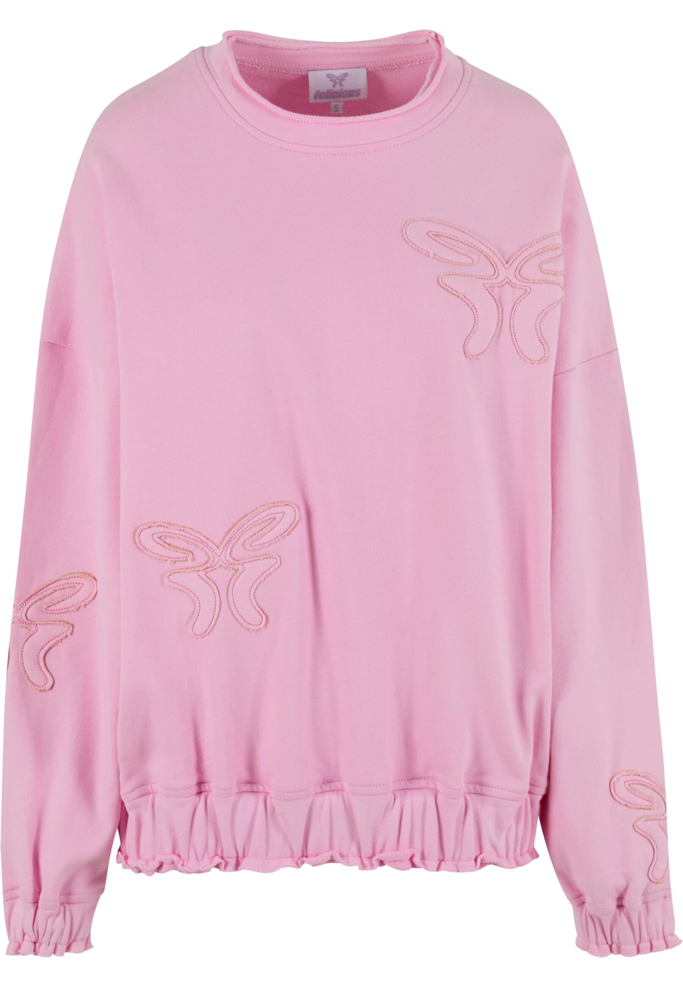 Felicious Sweatshirt in Roze: voorkant