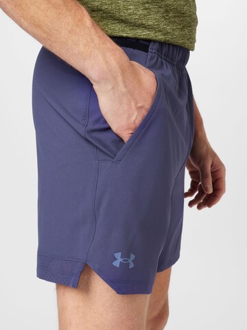 UNDER ARMOUR Regular Workout Pants 'Vanish' in Grey