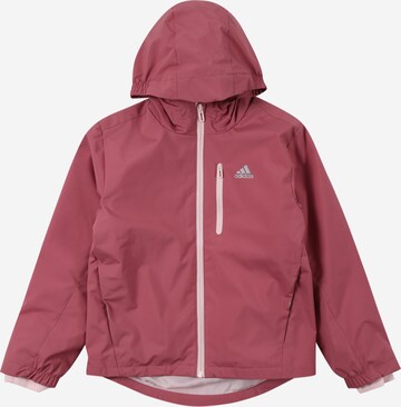 ADIDAS SPORTSWEAR Athletic Jacket in Red: front