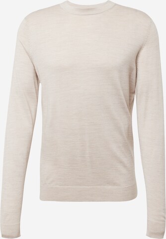 SELECTED HOMME Sweater 'Town' in Beige: front