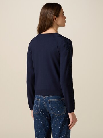 Cardigan oltre en bleu