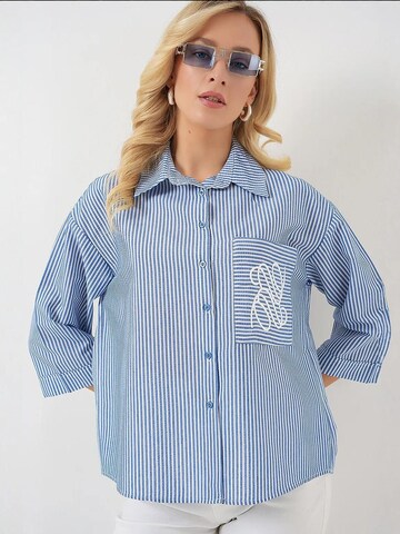 Bigdart Bluse in Blau