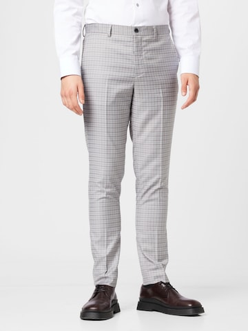 JACK & JONES Slimfit Pantalon 'FRANCO' in Grijs: voorkant