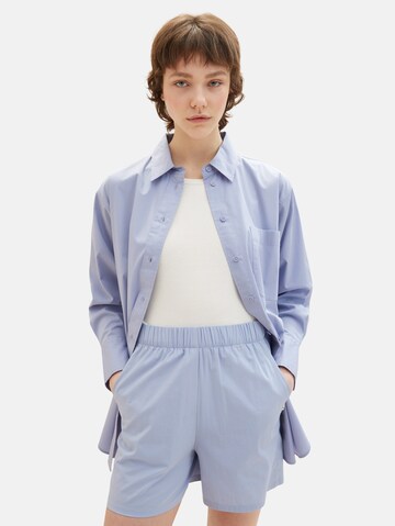 TOM TAILOR DENIM Blouse in Blauw