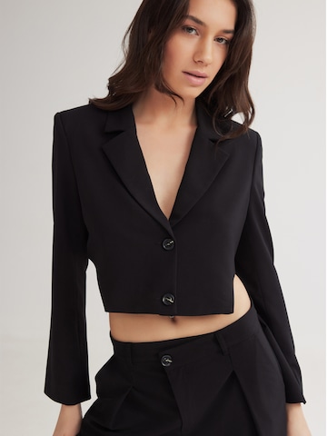 4TAILORS - Blazer 'Paige' en negro: frente
