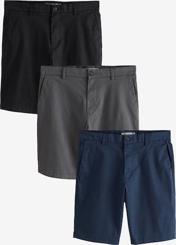 Next Normální Chino kalhoty – modrá: přední strana