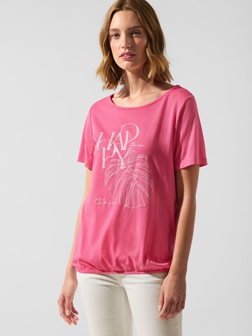rožinė STREET ONE Marškinėliai: priekis