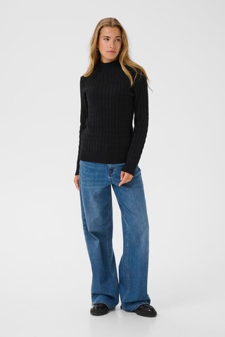 Kaffe Pullover i sort