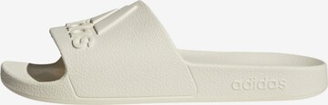 ADIDAS SPORTSWEAR Beach & Pool Shoes 'Adilette Aqua' in Beige: front