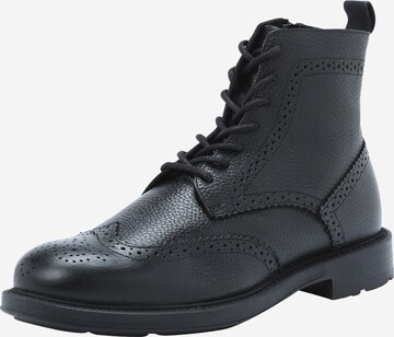 MARCO TOZZI Lace-Up Boots '15101' in Black: front