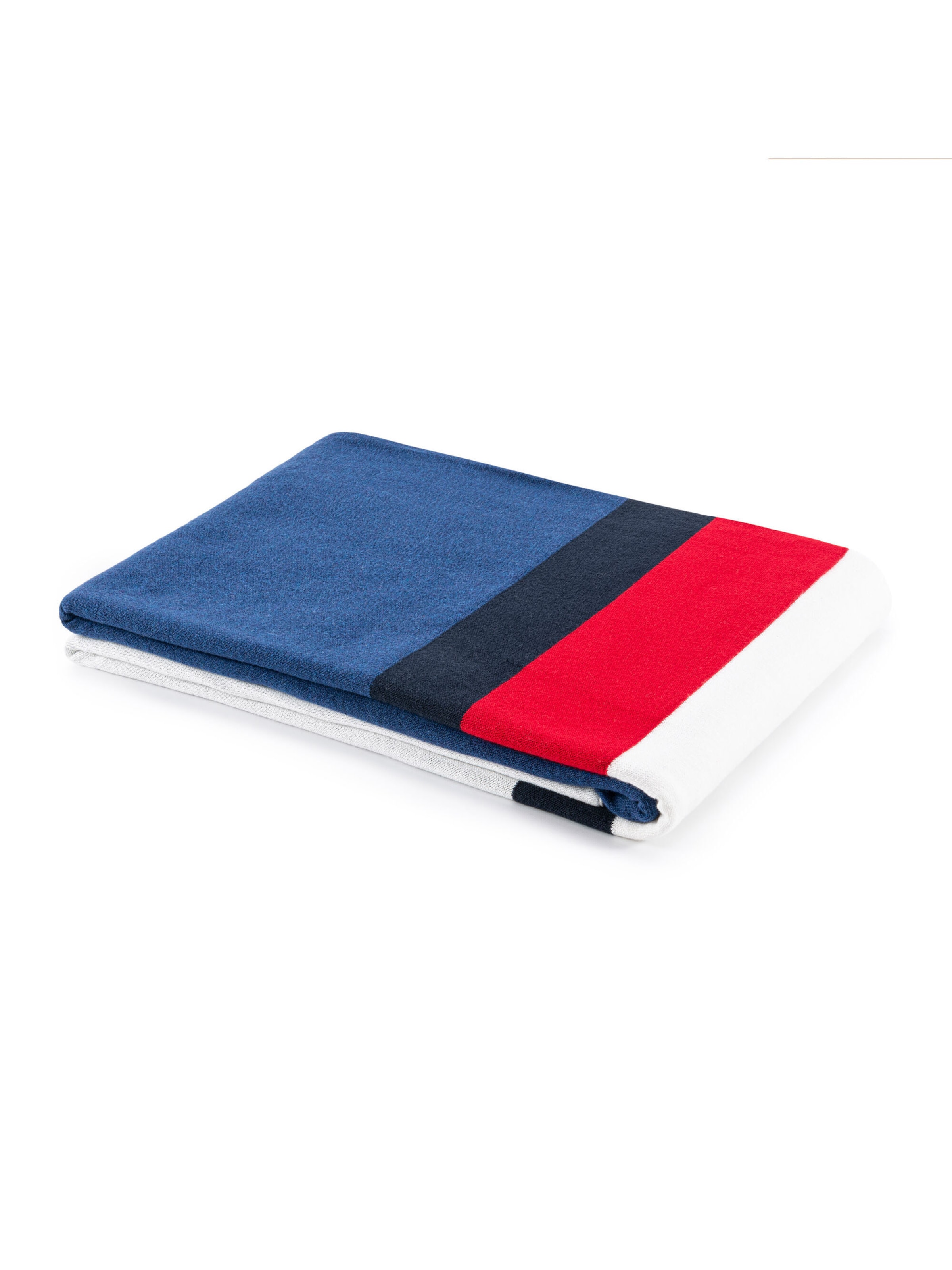 TOMMY HILFIGER Deken 'ESSENTIAL' in Blauw: voorkant