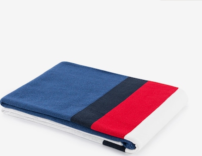 TOMMY HILFIGER Decken 'ESSENTIAL' in blau / rot / weiß, Produktansicht