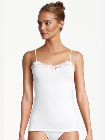 Nina von C. Unterhemd 'Romance' in Weiß