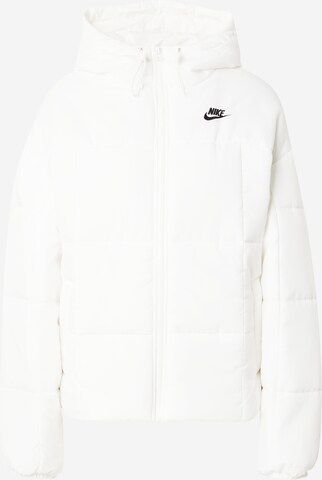 Nike Sportswear Зимно яке в бяло: отпред