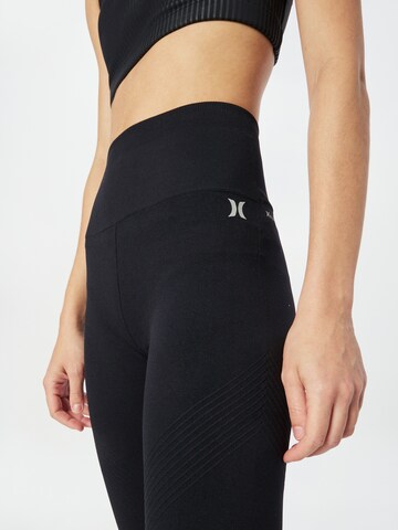 Hurley Skinny Sporthose in Schwarz