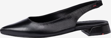 LLOYD Slingback Pumps in Black: front