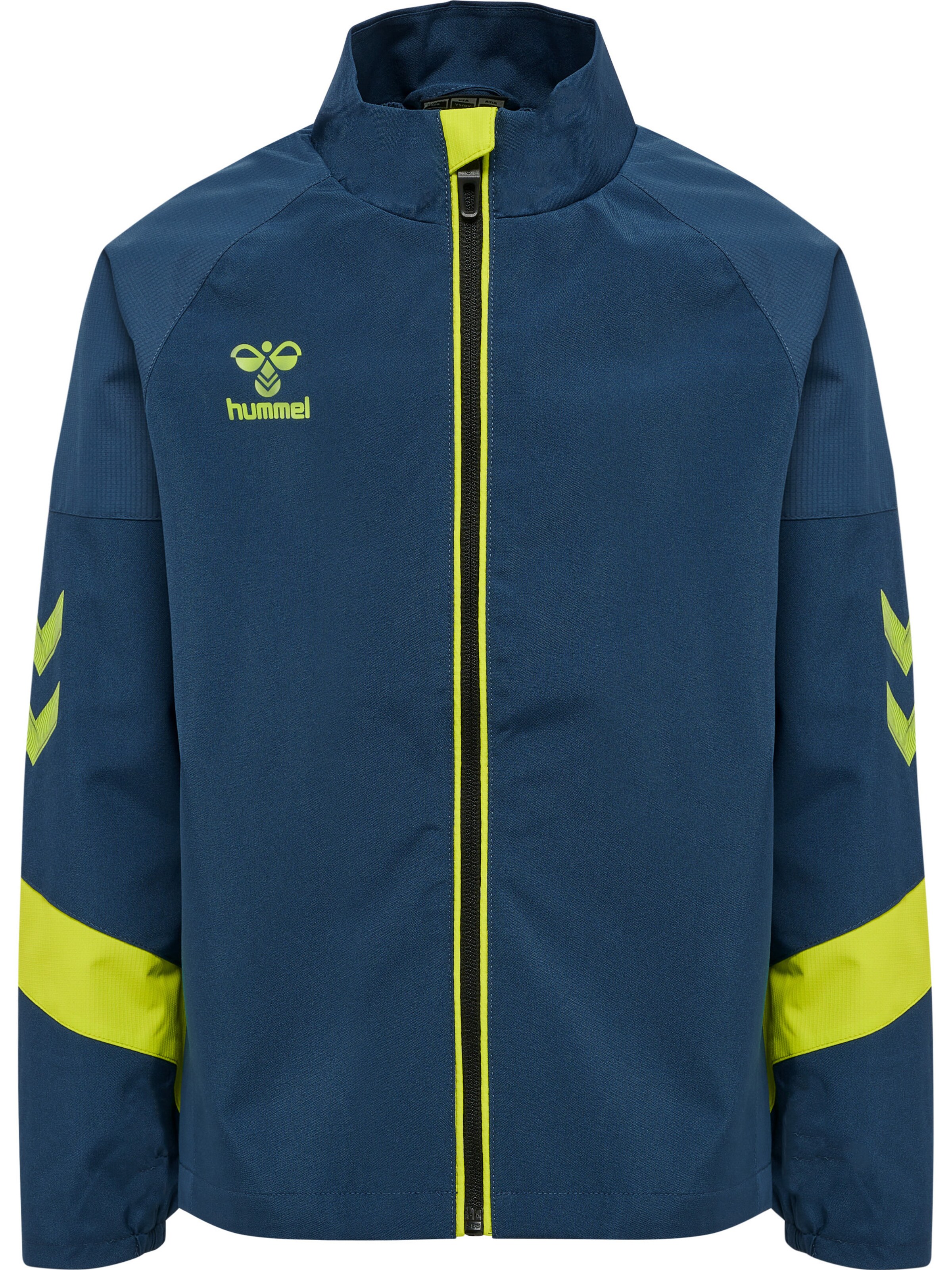 Hummel Sportjas 'Lead' in Blauw: voorkant