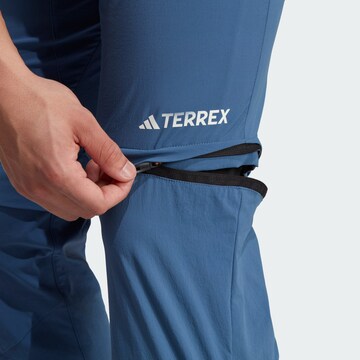 ADIDAS TERREX Tapered Outdoor Pants in Blue