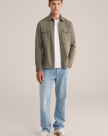 Regular fit Cămașă de la WE Fashion pe verde