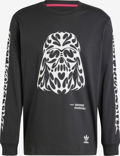 ADIDAS ORIGINALS Shirt 'Star Wars' in schwarz / weiß, Produktansicht