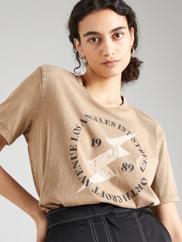 JDY Shirt 'FAROCK ELINA' in Braun