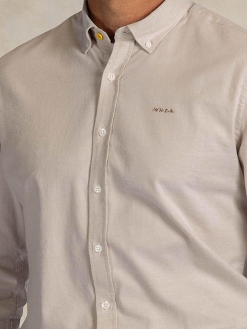 NZA New Zealand Auckland Regular fit Button Up Shirt in Beige