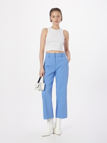 Fransa Regular Pleated Pants 'VITA TESSA' in Blue