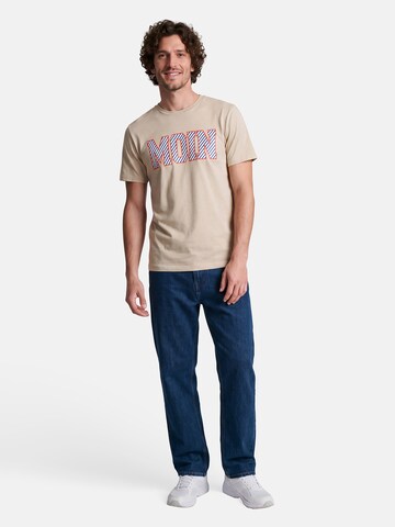 salzhaut Shirt 'Diek - Moin' in Beige: front