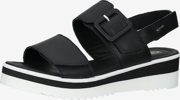 IGI&CO Sandals in Black: front