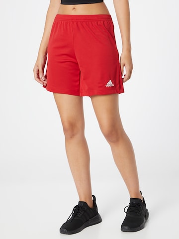 Regular Pantalon de sport 'Entrada 22' ADIDAS SPORTSWEAR en rouge : devant