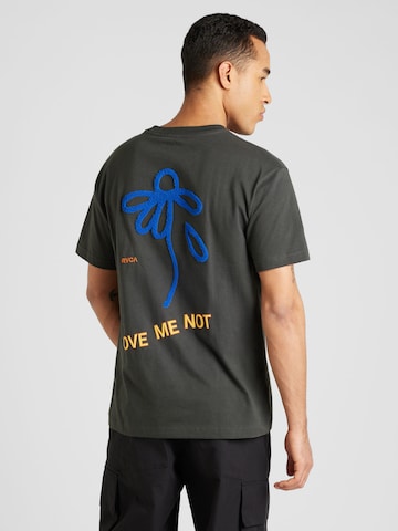 T-Shirt 'LOVE ME NOT' RVCA en noir : devant