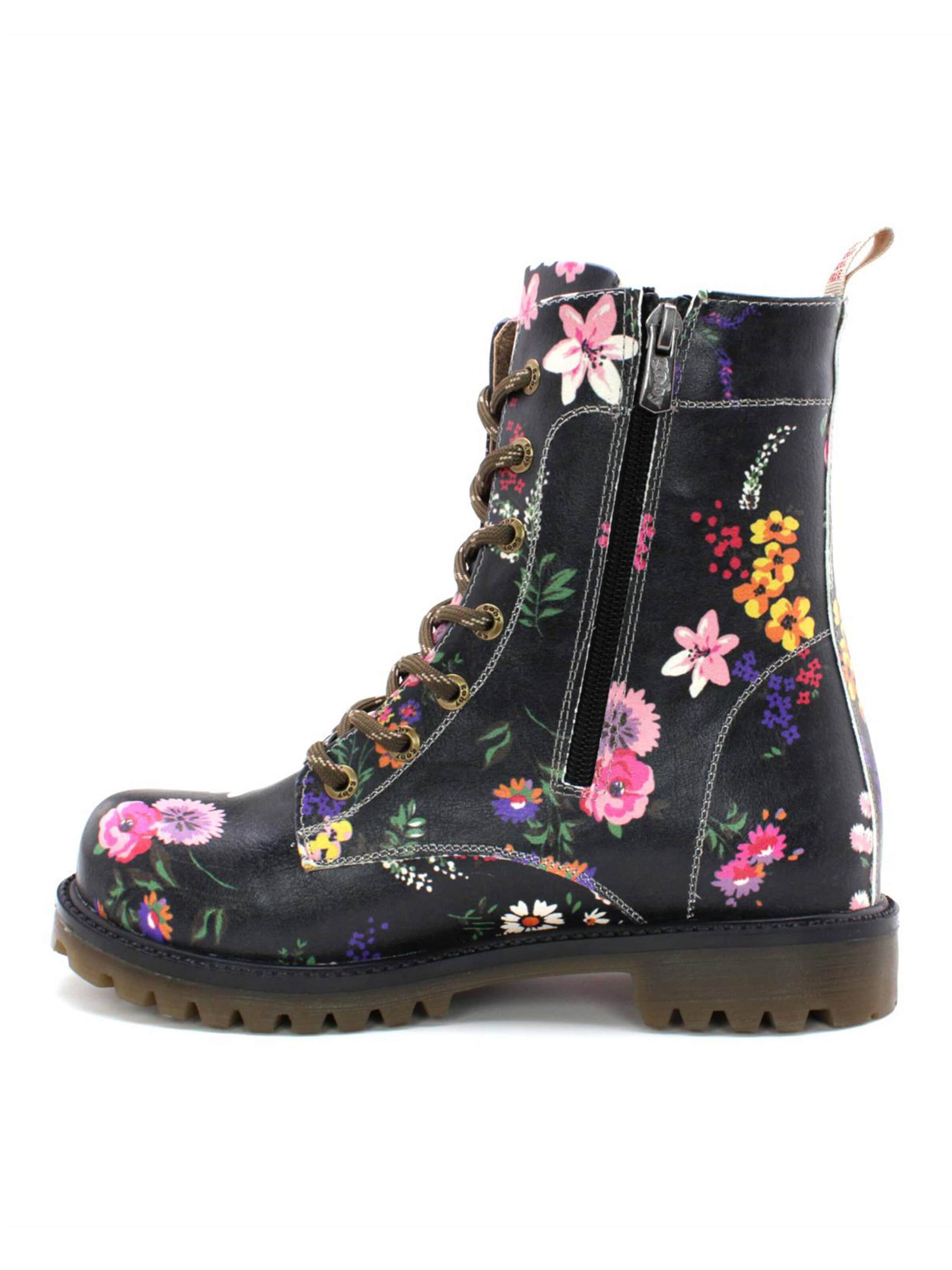 Goby - Botas con cordones en negro