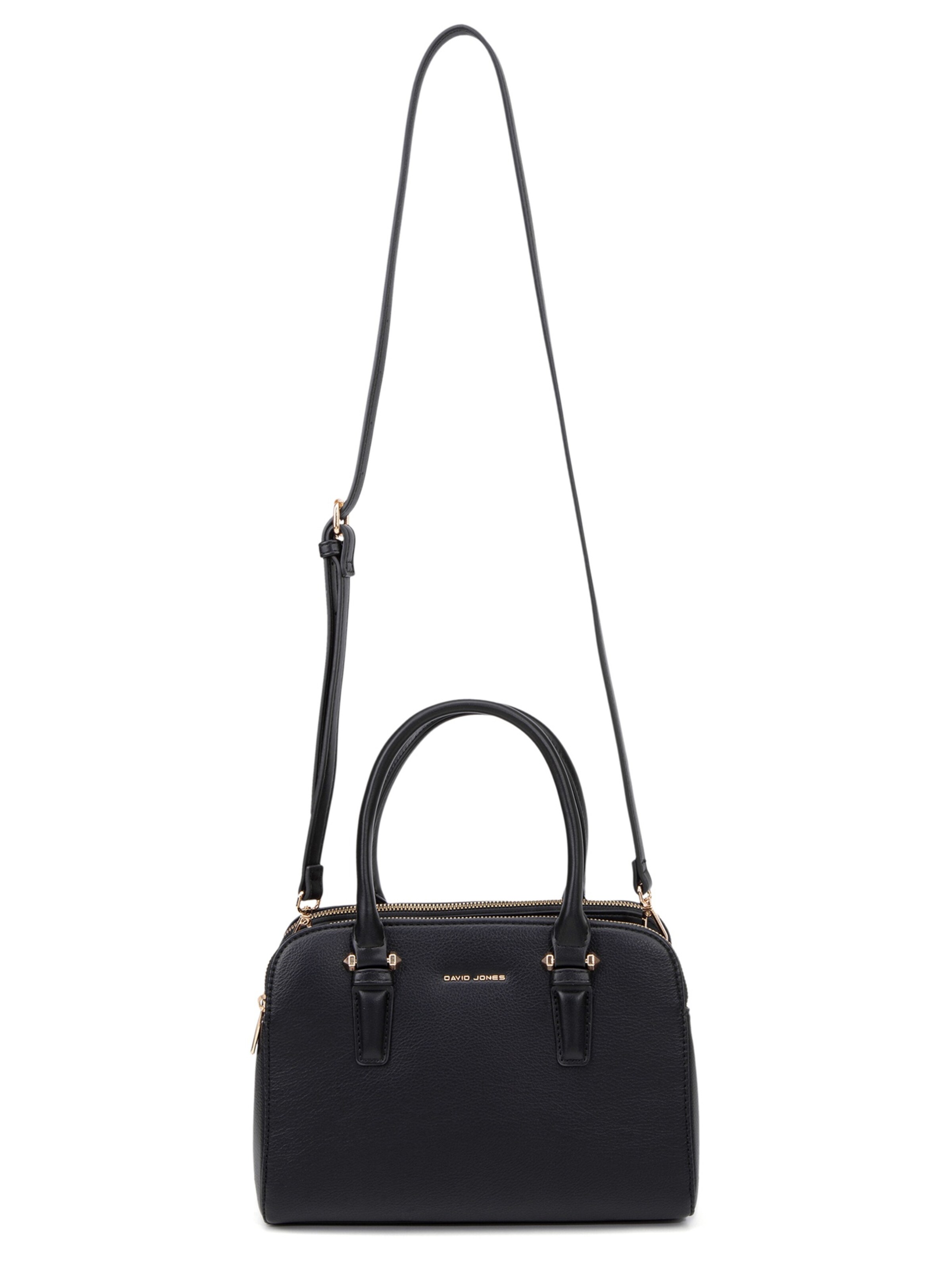 Borsa a mano di David Jones in nero: frontale