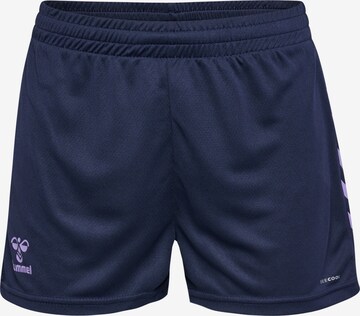 Hummel Sportovní kalhoty – modrá: přední strana
