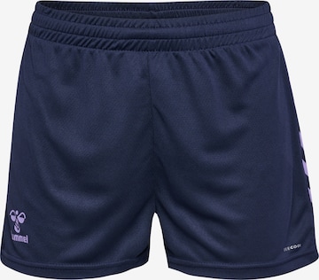 Hummel Regular Sportbroek in Blauw: voorkant