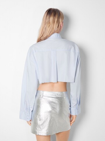 Bershka Skirt in Silver