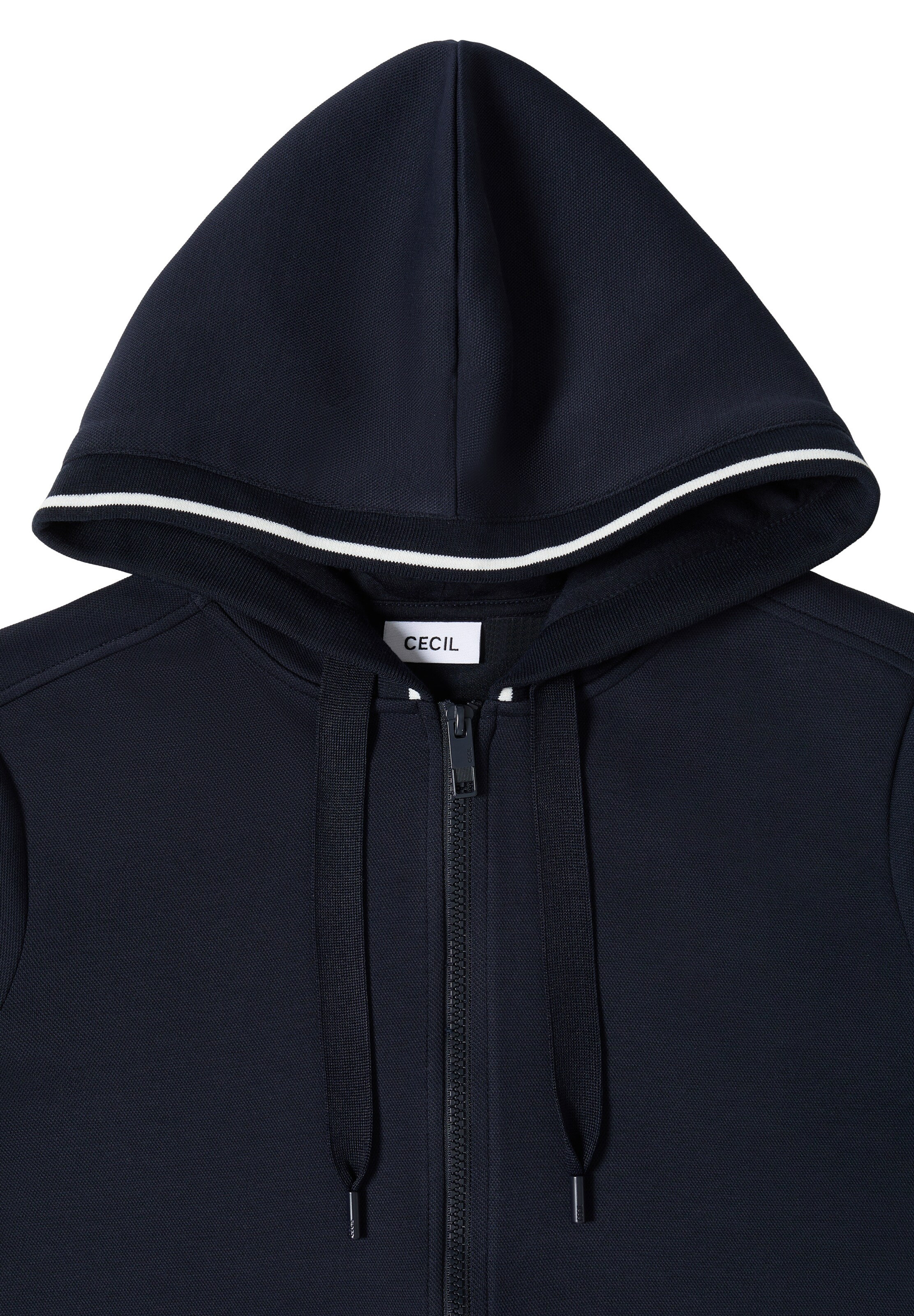 CECIL Sweatjacke in Blau