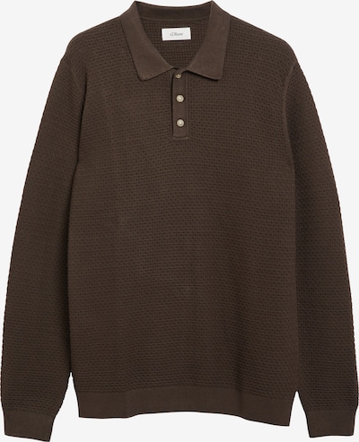 s.Oliver Pullover in L in dunkelbraun, Produktansicht