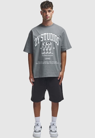2Y Studios Тениска в сиво