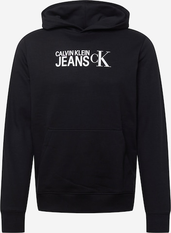 Calvin Klein Jeans Sweatshirt in Schwarz: Vorderseite