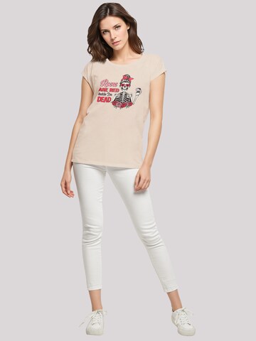 F4NT4STIC Shirt 'Anti Valentinstag Roses are red' in Beige