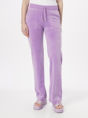 Juicy Couture Normalny krój Spodnie 'Del Ray' w kolorze fioletowy: przód