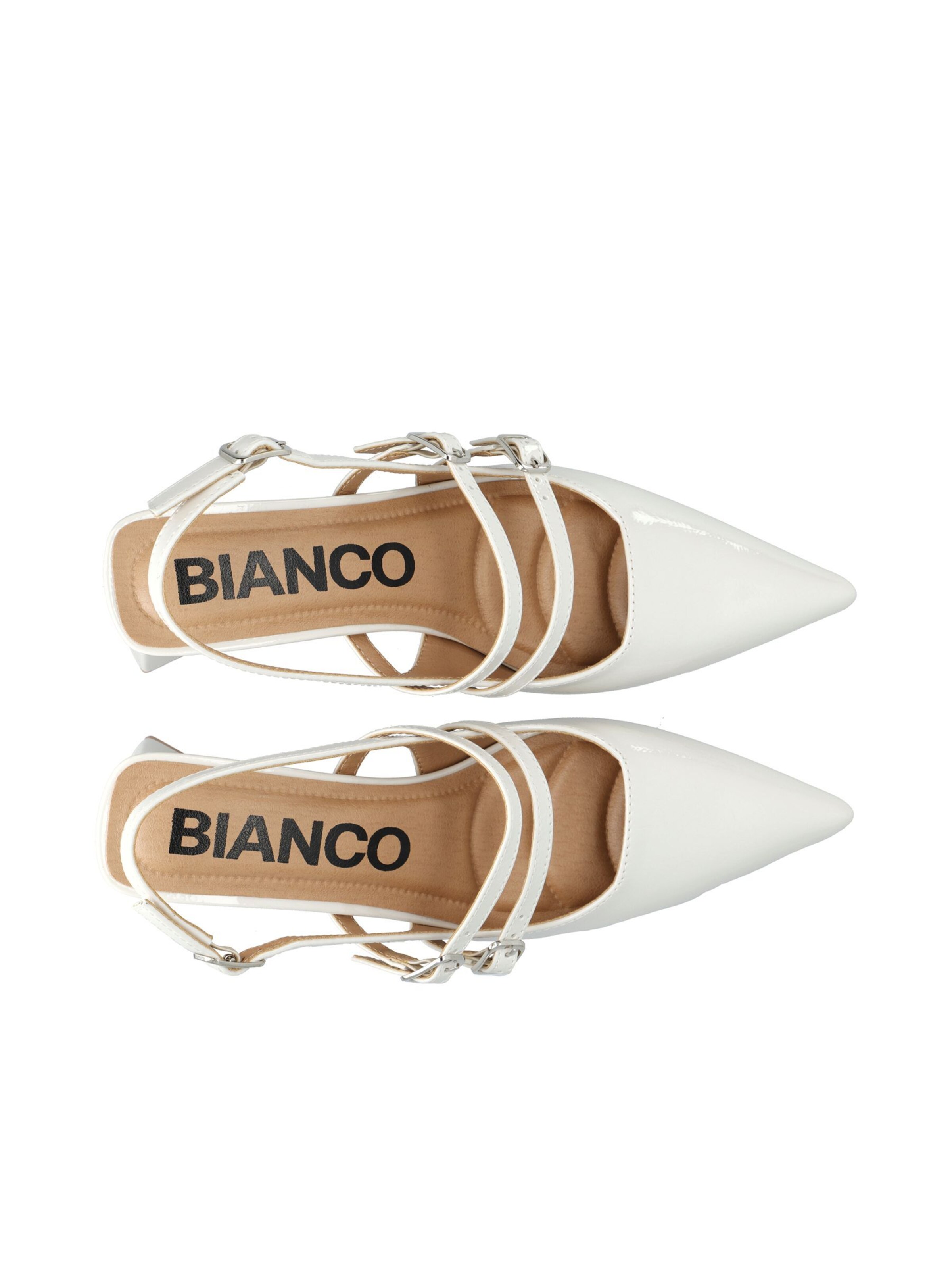 Bianco - Zapatos destalonado 'Maralyn' en blanco