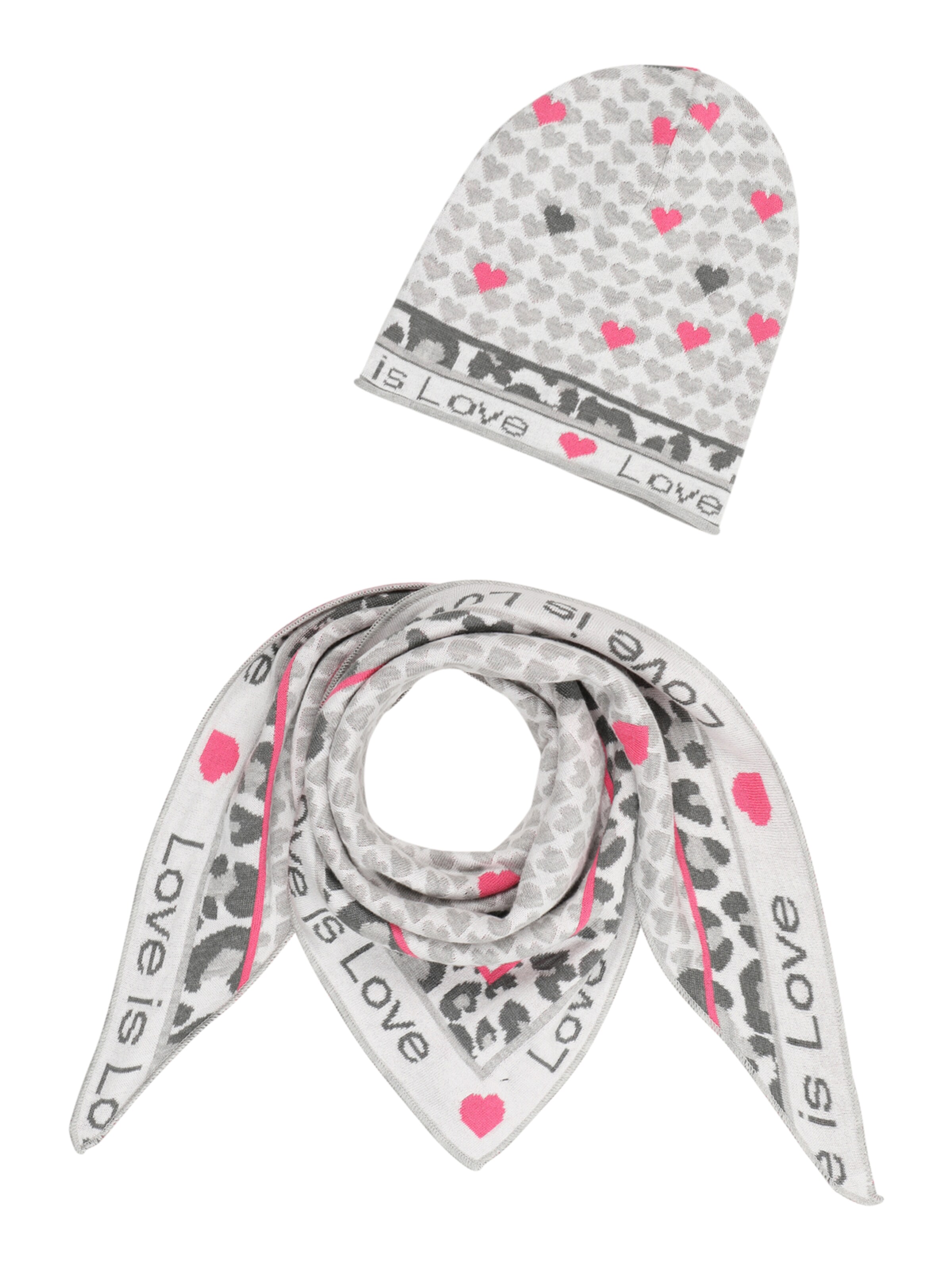 Zwillingsherz Čiapky 'Love is Love' - Sivá: predná strana