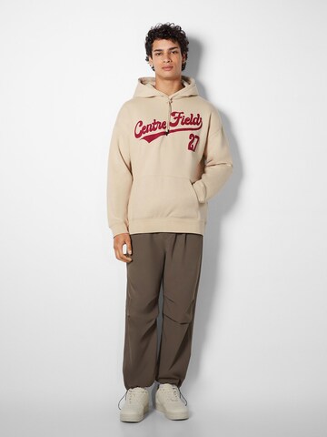 Bershka Sweatshirt in Beige